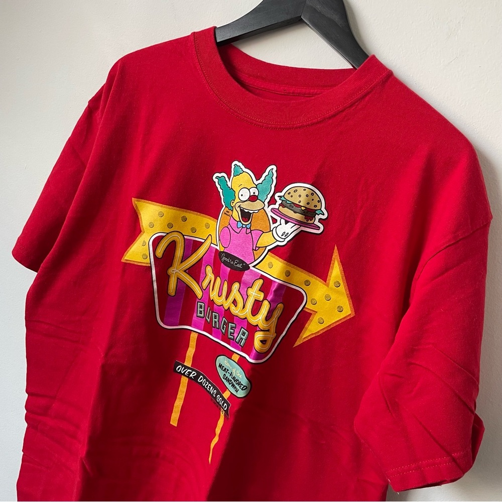 The Simpson’s Krusty Burger Red Short Sleeve Tee